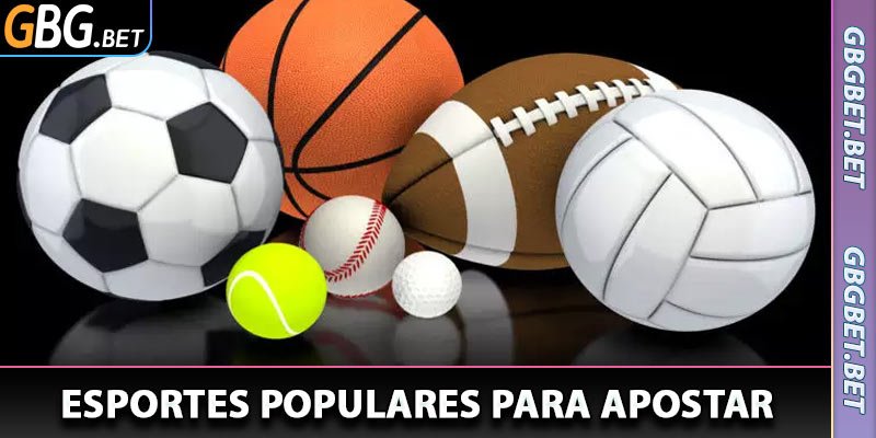 Esportes populares para apostar no GBG Bet